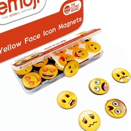 54Pcs Emoji Refrigerator Magnets Fridge Magnets For Locker Whiteboard Decorative Magnets - Cute Funn