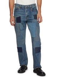FDMTL PATCHWORK MEDIUM WASH JEANS