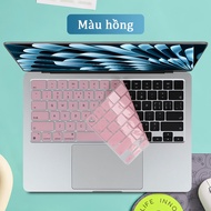 Cho 2025 Macbook Air/Pro Bàn phím Cover Máy tính xách tay Bàn phím Bảo vệ màng chống thấm nước chống