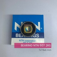 Ball Bearing NTN 607 2RS Size 7x19x6 mm Double-Sided Rubber Cap