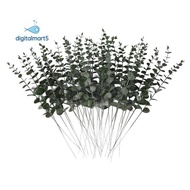 36 Pieces of Eucalyptus Stems Artificial Eucalyptus Leaf Stems True Gray  Leaf Branches