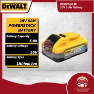 Dewalt 20V XR Powerstack Battery 5.0Ah Batteri DCBP520-B1