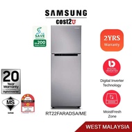 [SAVE 4.0] Samsung 270L Digital Inverter Twin Door Fridge | RT22FARADSA/ME (Refrigerator Peti Ais Se