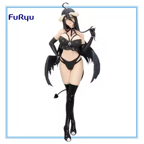 In Stock Original Furyu Overlord Albedo Pvc 26Cm Anime Character Model Collection Desktop Decoration