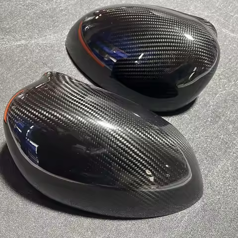 Brand New Material 3K Twill Dry Carbon Fiber Side Mirror Cap For And Forged Carbon Style Abarth Fiat