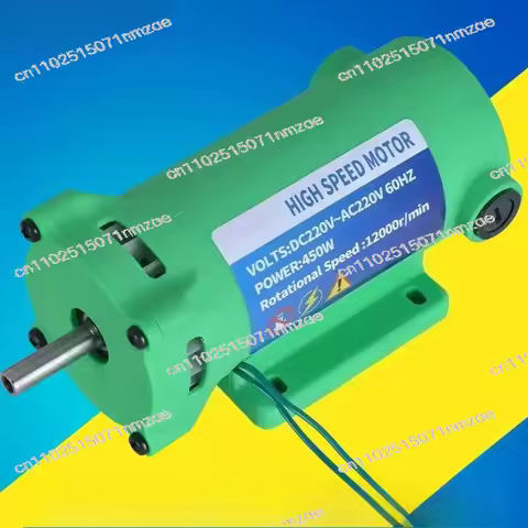 High-speed Speed Regulation DIY Modification Drive Accessories 220V450w AC/DC Dual-use AC Motor DC M