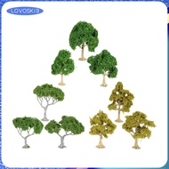 [Lovoski3] 3x Landscape Miniature Tree Miniature Trees Model Trees for Fairy Garden Decor