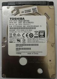 二手測試良品 TOSHIBA 500GB 2.5吋硬碟 MQ01ABF050
