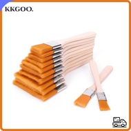 KKGOO Hair Painting Brush, Wood Handles Multifunctional Oil Paint Brush,  Watercolor Paint Drawing P