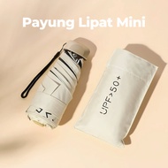 Mini Umbrella Mini Folding Umbrella Korean Umbrella Anti UV Bonus Umbrella Sleeve Free Pouch Folding