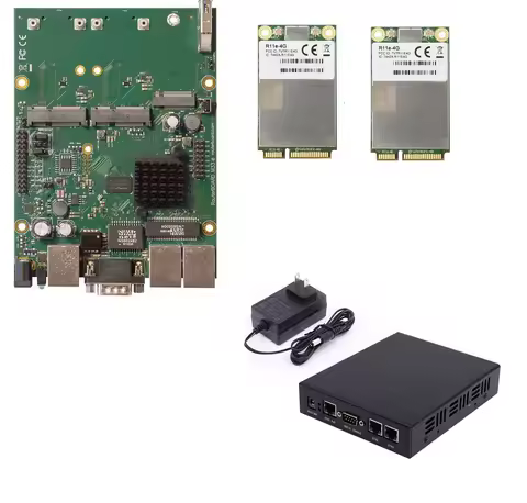 In stock! MikroTik RBM33G card routing motherboard / R11e-LTE /R11e-4G module /enclosure for RBM33G 