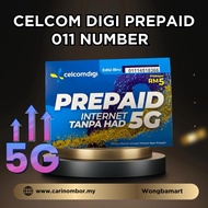 Celcom Sim card CelcomDigi prepaid new simpack self register