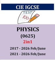 Igcse PHYSICS 0625 Past Papers 2IN1 VERSION(PAPER 246) 2017/2021- Feb/June 2026!