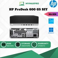 PC i3/i5/i7 HP ProDesk 600 G5 SFF Intel Core (9th Gen) / 8GB RAM / 256GB NVME / Win 11 Pro (Refurbis