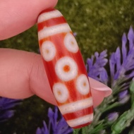 💥ReadyStock💥 39.4mmX12.9mm ⭐证书⭐ 龙鳞凤血 八眼天珠 一切顺利 尊贵与财富 八大吉祥皆随护佑 并得八大菩萨加持 Certificate 8 Eyed Dzi Eight 