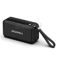 A7 SANSUI F30 Portable Wireless bluetooth Speaker Bass Diaphragm RGB Light 34H Playback Support TF C