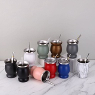 304 Stainless Steel 8oz Stainless Steel Madai Tea Cup Gourd-Shaped Insulated Cup Mini Gourd Cup20260