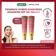 [Twinpack] Natur-E Advanced Age Re-Juve & Glow Intensive Ultra Light Sun Protection SPF 45+ PA++++ 4