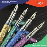 Bold Calligraphy Split Bamboo Leaf Nib Fountain Pen 005