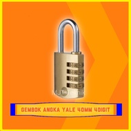 Yale 40mm 4Digit Number Padlock Suitcase Padlock Original Original