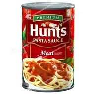 Sốt Mì Ý Spaghetti Hunts Premium Meat Flavored Pasta Sauce 100% Natural Tomato Sauce Hộp 680g (24 Oz