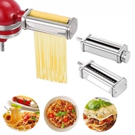 Pasta Maker Attachment Pasta Roller Cutter Parts Noodles Press Machine Compatible with KitchenAid Stand Mixers for Pasta Sheet