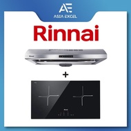 Rinnai RH-S259-SSR-T Slimline Hood + RINNAI RB-7012H-CB 2 ZONE INDUCTION HOB WITH TOUCH CONTROL