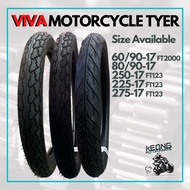 TAYAR VIVA TAYAR MOTOR  FT123 250-17 225-17 275-17 80/90-17 60/90-17 TUBE-TYPE MOTORCYCLE