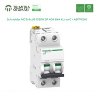 Schneider MCB Acti9 iC60N 2P 40A 6kA Kurva C - A9F74240