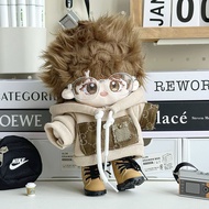 20cm Doll clothes cotton Doll clothes replacement Doll Doll Sports Hooded Sweatshirt Bodysuit Origin