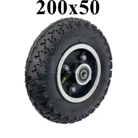 Electric Scooter 200x50 Wheel Off-road Tire for Razor E100 E150 E200 Espark Crazy Cart Scooters 8x2