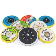 Professional 5/6 Inch 12000 rpm Dual Action Random Orbital Sanding Pad Plate with Holes for Pneumati
