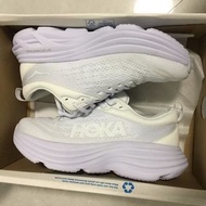 Hoka one one bondi 8 波鞋 男女同款 白色