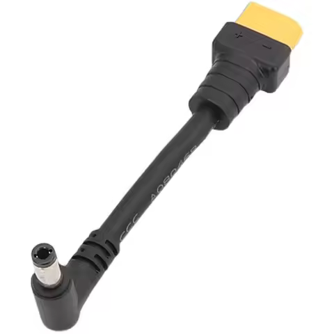 XT60 Adapter Cable XT60 to DC 5.5mm X 2.5mm Power Adapter Cable for FPV Monitor Power Drone Power Co
