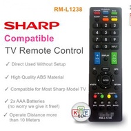 SHARP LED LCD TV REMOTE CONTROL RM-L1238 FOR GB225WJSA GA976WJSA GB217WJN1 GBIOIWJSA GB215WJN1 GB147WJSA GB291WJSA..