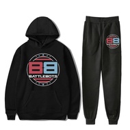 BattleBots Logo Retro 90s Hoodie Set - Men's & Women's Pullover Pants Outfit