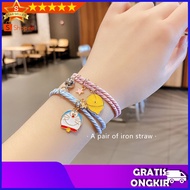 Magnetic COUPLE BRACELET MAGNET 2PCS COUPLE BRACELET Best Friends Women MAGNET COUPLE DORAEMON