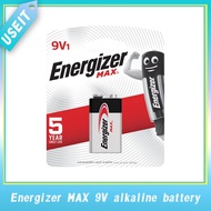 Energizer 9V battery, Energizer Max 522 9V alkaline battery suitable for smoke alarms