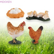 MOCHO1 Life Cycle Figures Science Gifts Hen Miniature Poultry Growth Cycle Educational Toys Cycle Duck Figurine
