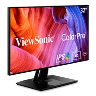 VP3268a-4K 32 Inch 4K UHD IPS Monitor with Advanced Ergonomics, 100% sRGB Rec 709, 14-bit 3D LUT, Ey