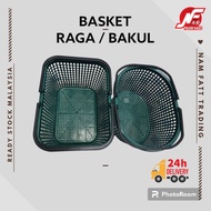 Basket With Handle Raga Sayur Bertangkai Storage bakul Laundry JT4745/B JT4746/B