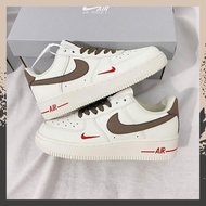 Af1 Classic White High Heel Brown Split Air Force 1 Shoes for Men and Women JBNC&-&-