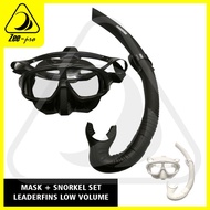 Mask Snorkel Low Volume Freediving Leaderfins Apnea light weight Diving Goggles
