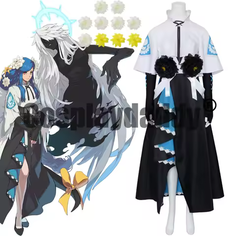 Guilty Gear Strive Queen Dizzy Cosplay Costume Queen of Compassion in Full Bloom Outfit Dress