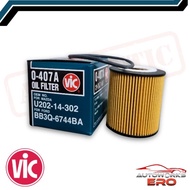 Vic Oil Filter O-407A for Ford Ranger/Everest 2.2, 3.2 and 2.0 bi-turbo crdi