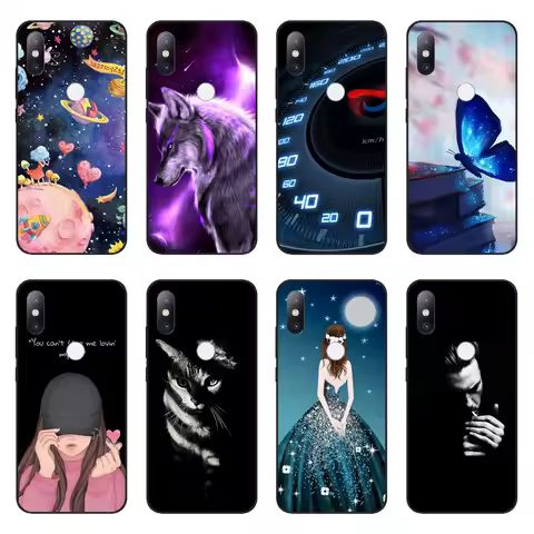 Case For Xiaomi mi mix2s Case For Xiaomi mi mix 2s Case soft Silicone Printed Cover For Xiaomi Mix 2