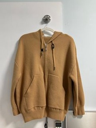 日本Belle Mariee焦糖色拉鍊外套