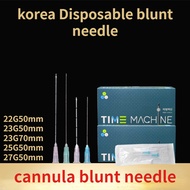 5 10 50pcs 22G50mm 23G50mm23G70mm25G50mm27G50mm korea cannula blunt needle Safe