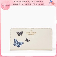 Pre-order: Kate Spade Large Slim Bifold Butterfly Wallet KB536
