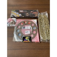 Gear set klx 150 d tracker 150 model se 520 Gear package 520 klx 150 d tracker 150 Tk racing 520